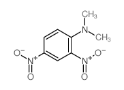 N,N-二甲基-2,4-二硝基苯胺 结构式