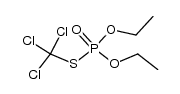 O,O-二乙基-S-三氯甲基硫代磷酸酯 结构式