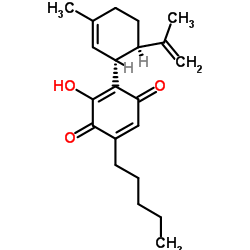 大麻二酚羟基醌 结构式
