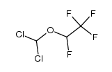 2-(二氯甲氧基)-1,1,1,2-四氟乙烷 结构式