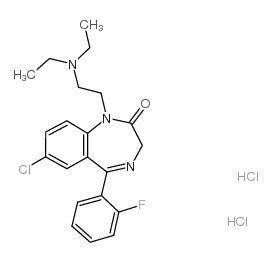 盐酸氟安定 结构式