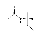 Acetamide, N-[(1R)-1-methylpropyl]- 结构式