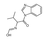 Formamide, N-[1-(1H-benzimidazol-1-ylcarbonyl)-2-methylpropyl]- 结构式