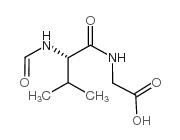 甲酰基-L-缬氨酰甘氨酸 结构式