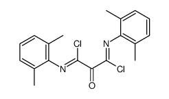 Propanediimidoyl dichloride, bis(2,6-dimethylphenyl)oxo- (9CI) 结构式