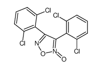 3,4-双(2,6-二氯苯基)-1,2,5-恶二唑-2-氧化物 结构式