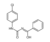 Benzamide, N-[[(4-chlorophenyl)amino]carbonyl]- 结构式