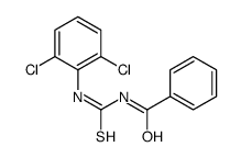 1-(2,6-二氯苯基)-3-苯甲酰基硫脲 结构式