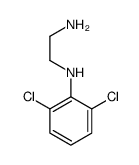 N1-(2,6-二氯苯基)-1,2-乙二胺 结构式