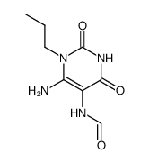 Formamide, N-(6-amino-1,2,3,4-tetrahydro-2,4-dioxo-1-propyl-5-pyrimidinyl)- 结构式