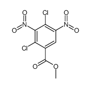 2,4-二氯-3,5-硝基苯甲酸甲酯 结构式