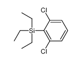 Silane, (2,6-dichlorophenyl)triethyl- 结构式