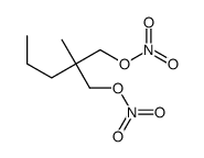 2-甲基-2-丙基丙烷-1,3-二硝酸盐 结构式