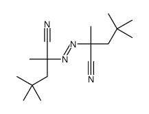 Pentanenitrile, 2,2'-azobis[2,4,4-trimethyl- 结构式