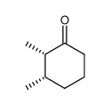 顺-2,3-二甲基环己酮 结构式