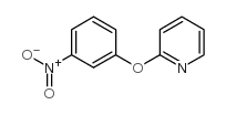 2-(3-硝基苯氧基)吡啶 结构式