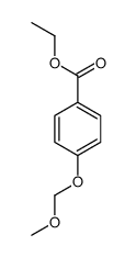 4-(甲氧基甲氧基)苯甲酸乙酯 结构式