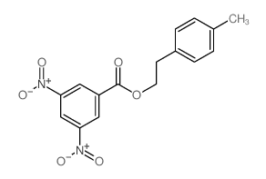4-甲基苯乙醇 3,5-二硝基苯甲酸酯 结构式