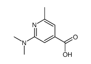 2-二甲基氨基-6-甲基异烟酸 结构式