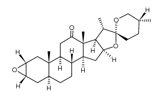 2,3-环氧-5α-螺甾烷,(2β,3β,5α)- 结构式
