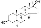 17Α-甲基-5Α-雄甾-3Β,17Β-二醇 结构式