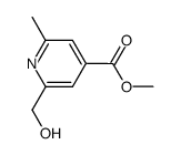 2-(羟甲基)-6-甲基异烟酸甲酯 结构式