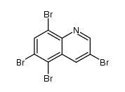 3,5,6,8-四溴喹啉 结构式