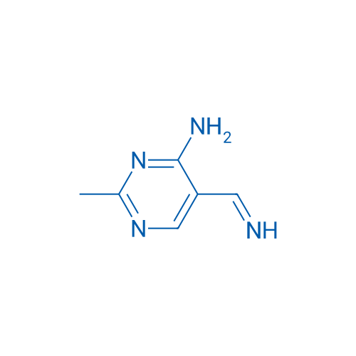 5-(亚胺甲基)-2-甲基嘧啶-4-胺 结构式