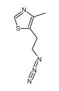 5-(2-叠氮乙基)-4-甲基噻唑 结构式