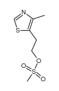 4-甲基-5-噻唑乙醇甲磺酸酯 结构式