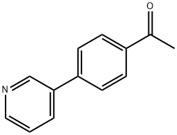 1-(4-(吡啶-3-基)苯基)乙酮 结构式