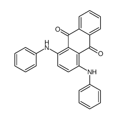 1,4-双(苯基氨基)蒽醌 结构式