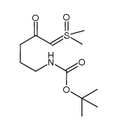 Sulfoxonium, [5-[[(1,1-dimethylethoxy)carbonyl]amino]-2-oxopentyl]dimethyl-, inner salt 结构式