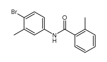 N-(4-溴-3-甲基苯基)-2-甲基苯甲酰胺 结构式