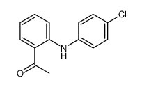 Ethanone, 1-[2-[(4-chlorophenyl)amino]phenyl]- 结构式