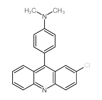 4-(2-氯-9-吖啶基)-N,N-二甲基苯胺 结构式