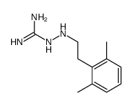 2-[2-(2,6-二甲基苯基)乙基]肼甲脒 结构式