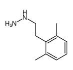 1-(2,6-Dimethylphenethyl)hydrazine 结构式