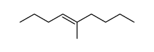 (E)-5-甲基-4-壬烯 结构式