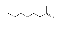 3,6-二甲基-2-辛酮 结构式