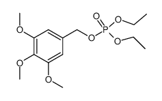 3,4,5-三甲氧基苄基磷酸二乙酯 结构式