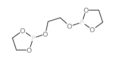 1,2-双(1,3,2-二氧磷杂环戊烷-2-氧基)乙烷 结构式