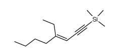 Silane, (4-ethyl-3-octen-1-ynyl)trimethyl- (7CI,8CI) 结构式