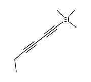 Silane, 1,3-hexadiyn-1-yltrimethyl- 结构式