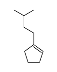 1-Isopentylcyclopentene 结构式