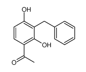 1-(3-苄基-2,4-二羟基苯基)乙酮 结构式