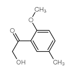 2-羟基-1-(2-甲氧基-5-甲基苯基)乙酮 结构式