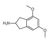 2,3-二氢-4,6-二甲氧基-1H-茚-2-胺 结构式