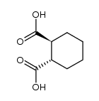 反式-1,2-环己烷二羧酸 结构式