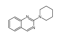 2-(1-哌啶基)喹唑啉 结构式
